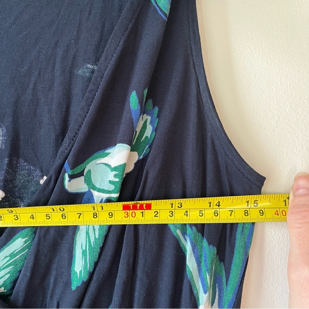 Joe fresh hummingbird knee length wrap dress size small | tie shoulder sundress - Picture 9 of 11